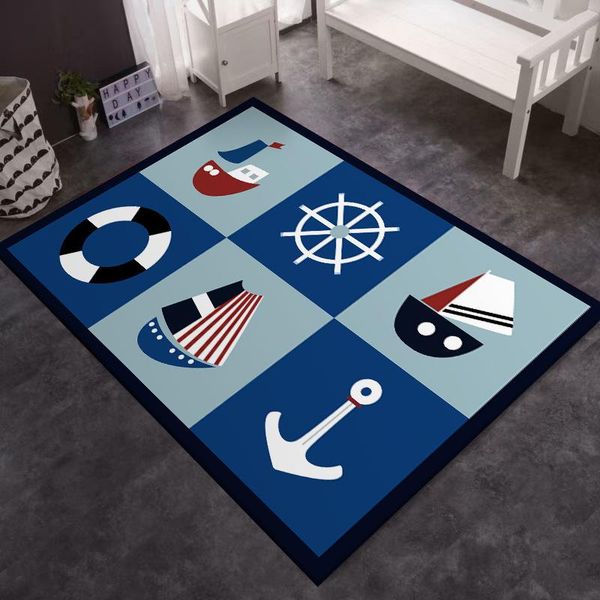 blue cute cartoon sailor sailing boat children's room bedroom antiskid carpet mat customization
blue cute cartoon sailor sailing boat children's room bedroom antiskid carpet mat customization