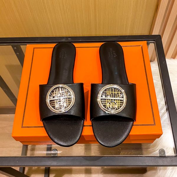 luxury designer france brand classic women diamond slipper cowskin flat heels sliders summer vintage platform sandals home slippers luxurys, Black
luxury designer france brand classic women diamond slipper cowskin flat heels sliders summer vintage platform sandals home slippers luxurys, Black