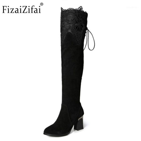 boots women genuine real leather over the knee winter high heel classic round toe zipper shoes size 33-421, Black
boots women genuine real leather over the knee winter high heel classic round toe zipper shoes size 33-421, Black