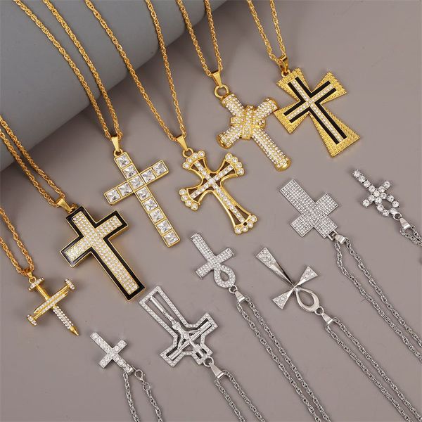 crystal cross pendant necklace iced out hip hop jewelry bling rhinestone statement necklaces for women men gift kimter-b346f
crystal cross pendant necklace iced out hip hop jewelry bling rhinestone statement necklaces for women men gift kimter-b346f