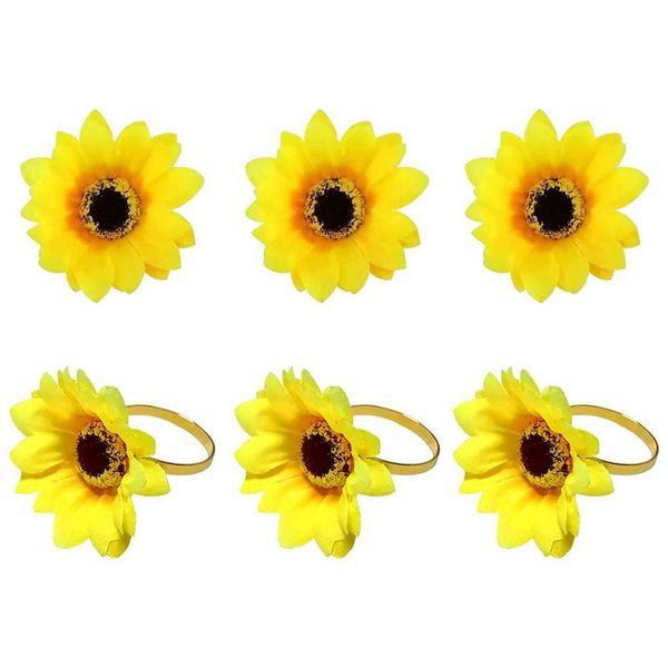 napkin rings sunflower set of 6, table accessories, holder for parties (yellow-sunflower)
napkin rings sunflower set of 6, table accessories, holder for parties (yellow-sunflower)