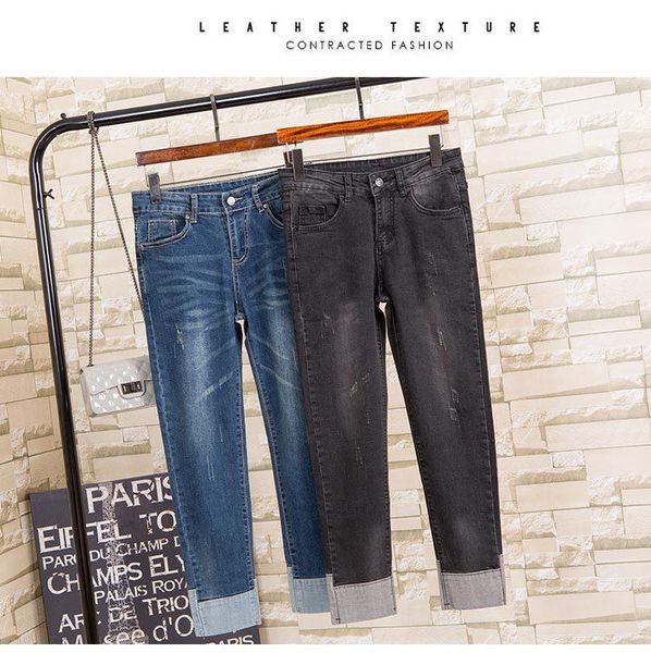 large size ladies summer hole ankle length pants jeans stretch denim female ripped for women plus 4xl 5xl women's, Blue
large size ladies summer hole ankle length pants jeans stretch denim female ripped for women plus 4xl 5xl women's, Blue
