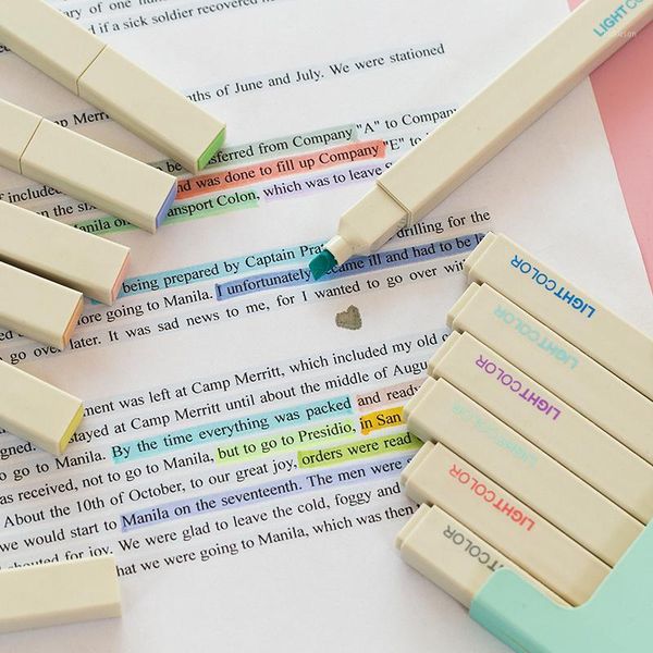 6 pieces of japanese stationery zebra gentle liner single head highlighter hook pen painting pen color marker cute1, Black;red
6 pieces of japanese stationery zebra gentle liner single head highlighter hook pen painting pen color marker cute1, Black;red