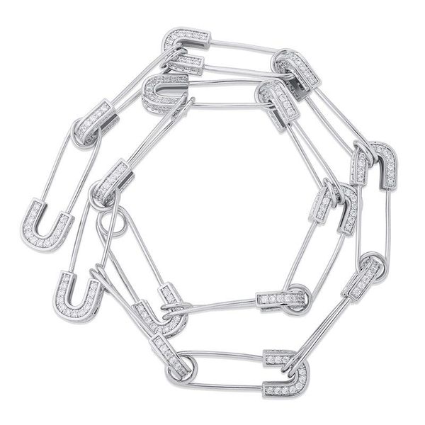 hip hop prong setting cz coney bling cleaned out pin link chain chokers ожерелья для женщин мужчины унисекс мода ювелирные изделия, Silver
hip hop prong setting cz coney bling cleaned out pin link chain chokers ожерелья для женщин мужчины унисекс мода ювелирные изделия, Silver
