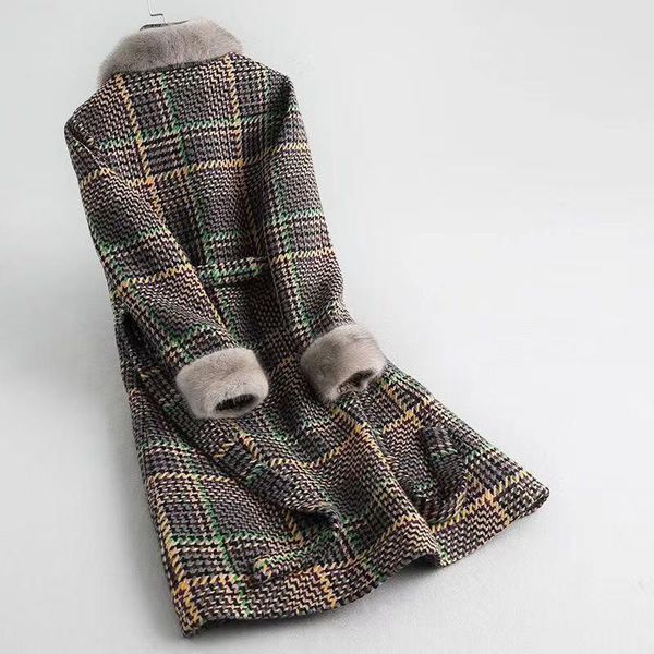 factory direct sale tweed wool coat women's middle and long winter thickening 2021 new autumn and winter korean plaid, Black
factory direct sale tweed wool coat women's middle and long winter thickening 2021 new autumn and winter korean plaid, Black