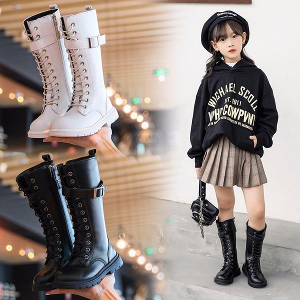 children' boots 2021 new girls' boots spring and autumn single korean princess high cylinder british style boys, Black;grey
children' boots 2021 new girls' boots spring and autumn single korean princess high cylinder british style boys, Black;grey