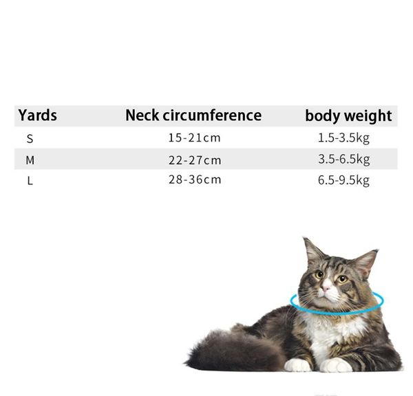 2 pcs pet collar anti-licking cat collars light weight for small kitten cat dogs health medical circle pet supplies bbybwzp yh_pack
2 pcs pet collar anti-licking cat collars light weight for small kitten cat dogs health medical circle pet supplies bbybwzp yh_pack