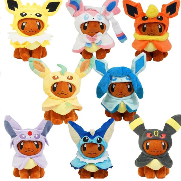20cm 8inch anime cartoon eevee poncho umbreon espeon jolteon vaporeon sylveon flareon plush doll stuffed toys y200703 
20cm 8inch anime cartoon eevee poncho umbreon espeon jolteon vaporeon sylveon flareon plush doll stuffed toys y200703