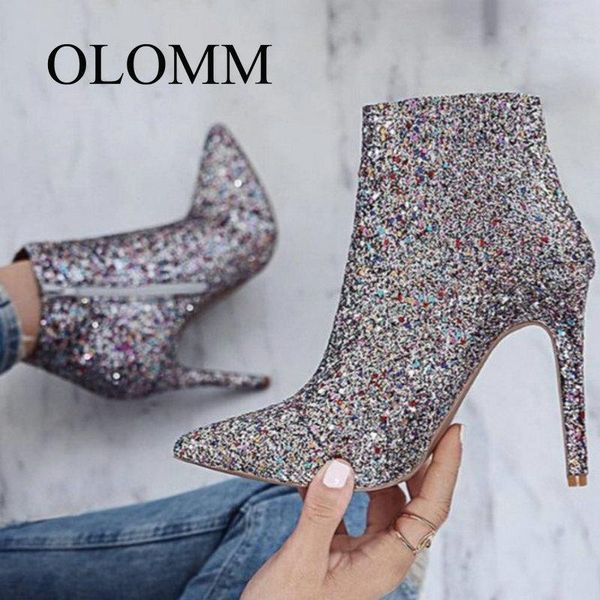 boots olomm ladies zipper high heel motorcycle pointed flash silver dress party wedding ll-126, Black
boots olomm ladies zipper high heel motorcycle pointed flash silver dress party wedding ll-126, Black