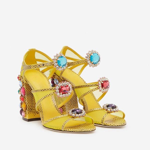 multicolor gemstone embellished chunky heel sandals ladies mesh patchwork crystal flower buckle wedding pump party shoes summer, Black
multicolor gemstone embellished chunky heel sandals ladies mesh patchwork crystal flower buckle wedding pump party shoes summer, Black