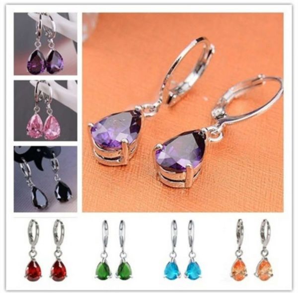 npkds fashion designs zircon drop earrings for women blue red purpel water drop dangles pendientes earrings wedding jewelry, Golden
npkds fashion designs zircon drop earrings for women blue red purpel water drop dangles pendientes earrings wedding jewelry, Golden