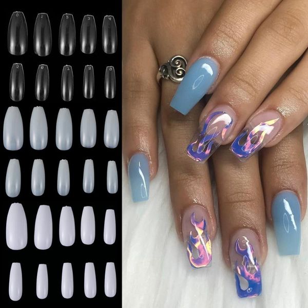 100pcs/bag false coffin nails ballerina fake nails flat shape nail art tips natural clear full cover manicure fake nail tips, Red;gold
100pcs/bag false coffin nails ballerina fake nails flat shape nail art tips natural clear full cover manicure fake nail tips, Red;gold