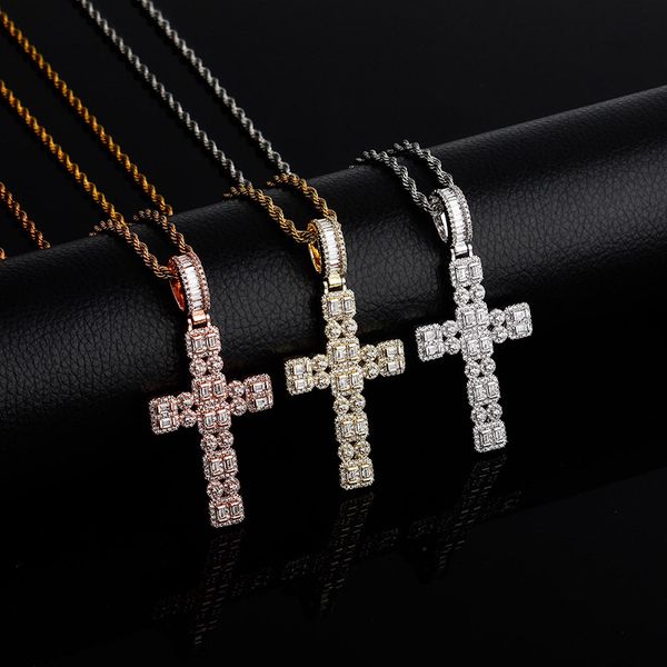 mens women hip hop necklaces vintage fashion gold silver color pendant necklaces luxury 2 rows zircon cross necklaces
mens women hip hop necklaces vintage fashion gold silver color pendant necklaces luxury 2 rows zircon cross necklaces