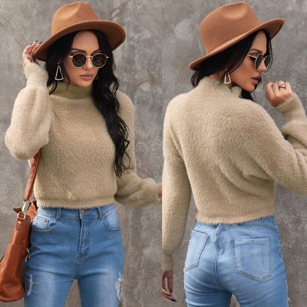 women autumn plush fashion solid color long sleeve high collar stretch warm soft shirt for ladies daily wear clothes, White
women autumn plush fashion solid color long sleeve high collar stretch warm soft shirt for ladies daily wear clothes, White