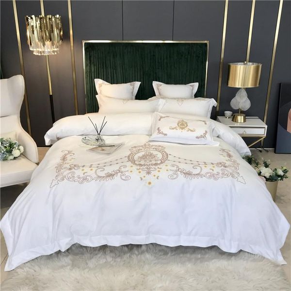 white autumn winter thicken sanding egyptian cotton bedding set flower embroidery duvet cover bed linen fitted sheet pillowcases
white autumn winter thicken sanding egyptian cotton bedding set flower embroidery duvet cover bed linen fitted sheet pillowcases