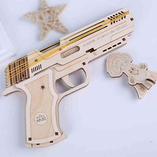 5444wooden model kit handmade mechanical transmission rubber band shooter diy designer 3d puzzle constructor gun toy for kids
5444wooden model kit handmade mechanical transmission rubber band shooter diy designer 3d puzzle constructor gun toy for kids