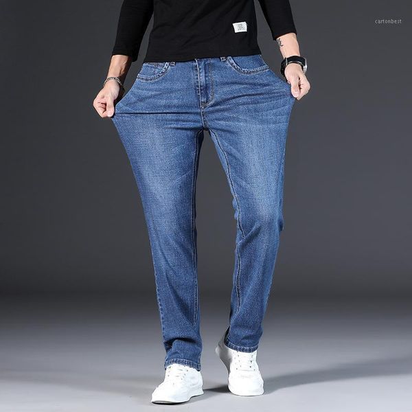 men's jeans 2021 classic blue regular straight denim pants male business casual stretch cowboy trousers quality brand clothe1
men's jeans 2021 classic blue regular straight denim pants male business casual stretch cowboy trousers quality brand clothe1