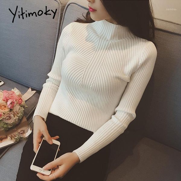 yitimoky turtleneck sweater fashion 2020 women casual soft autumn winter knitted sweater slim women sweaters and pullovers1, White;black
yitimoky turtleneck sweater fashion 2020 women casual soft autumn winter knitted sweater slim women sweaters and pullovers1, White;black