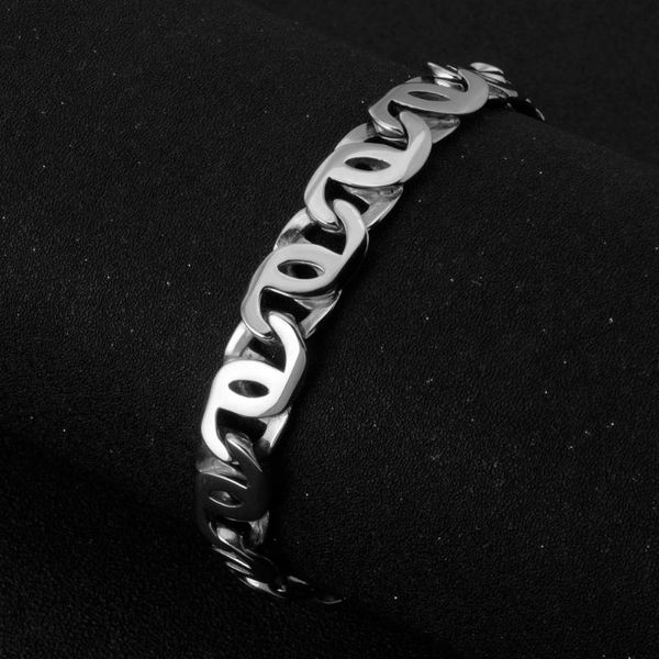 High quality Hiphop Men Fashion 316L Stainless Steel Cuban Link Chain Bracelet for Men Wrist Jewelry Gift, Black
High quality Hiphop Men Fashion 316L Stainless Steel Cuban Link Chain Bracelet for Men Wrist Jewelry Gift, Black