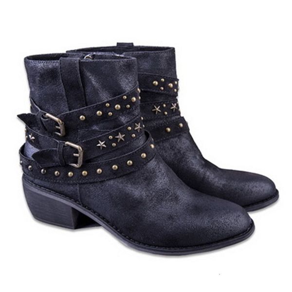 2021 new classic soft leather of the vintage woman fashion buckle braces high-quality square heels with zipper cowboy boots 07br, Black
2021 new classic soft leather of the vintage woman fashion buckle braces high-quality square heels with zipper cowboy boots 07br, Black