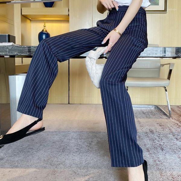 loose straight high waist office suit pant women fashion simple casual solid stripe harem elegant korean ladies pocket trouser1, Black;white
loose straight high waist office suit pant women fashion simple casual solid stripe harem elegant korean ladies pocket trouser1, Black;white