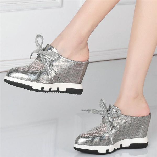 platform pumps women lace up genuine leather wedges high heel gladiator sandals female pointed toe fashion sneakers casual shoes, Black
platform pumps women lace up genuine leather wedges high heel gladiator sandals female pointed toe fashion sneakers casual shoes, Black