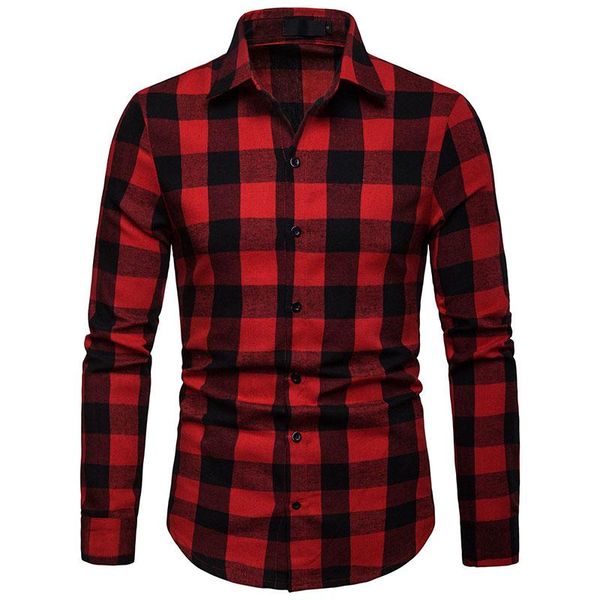 men's casual shirts 2021 mid-long length plaid mens clothes long sleeve dress regular fit camisa social masculina 021320, White;black
men's casual shirts 2021 mid-long length plaid mens clothes long sleeve dress regular fit camisa social masculina 021320, White;black