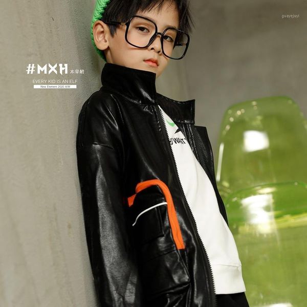 2020 autumn new children's leather clothing children's leather jacket boys and girls solid color zipper shirts1, Blue;gray
2020 autumn new children's leather clothing children's leather jacket boys and girls solid color zipper shirts1, Blue;gray
