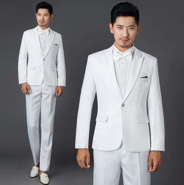 men's suits & blazers black white blue red khaki brand-clothing 2021 arrival suit set mens wedding groom men slim fit + pant tie, White;black
men's suits & blazers black white blue red khaki brand-clothing 2021 arrival suit set mens wedding groom men slim fit + pant tie, White;black