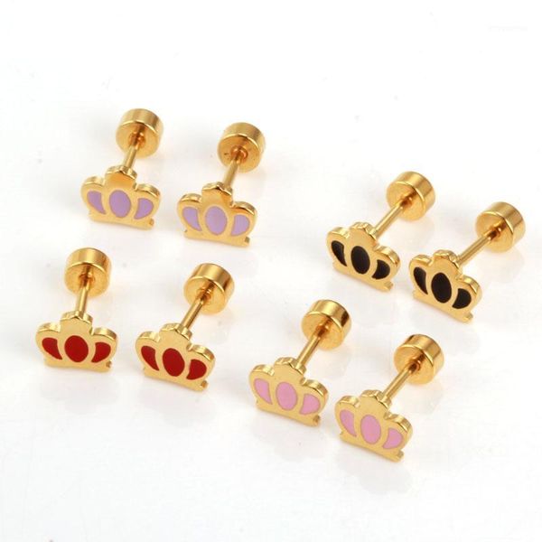 oufei crown earrings for women stainless steel earrings set minimalist stud 2020 fashion jewelry accessories1, Golden;silver
oufei crown earrings for women stainless steel earrings set minimalist stud 2020 fashion jewelry accessories1, Golden;silver