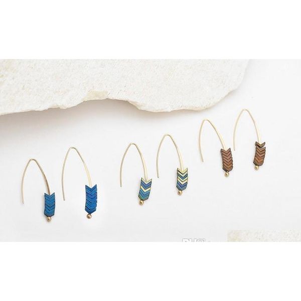 gold plated arrow design stud earrings natural stone geometry long earrings for women jewelry sqcmfm dh_seller2010, Silver
gold plated arrow design stud earrings natural stone geometry long earrings for women jewelry sqcmfm dh_seller2010, Silver
