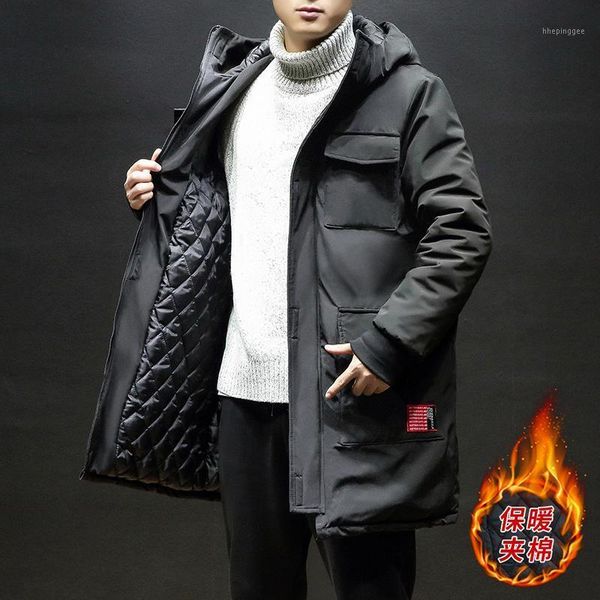 men's down & parkas 2021 thick warm long winter for men jacket coat outwear hooded pockets jackets smart casual1, Black
men's down & parkas 2021 thick warm long winter for men jacket coat outwear hooded pockets jackets smart casual1, Black