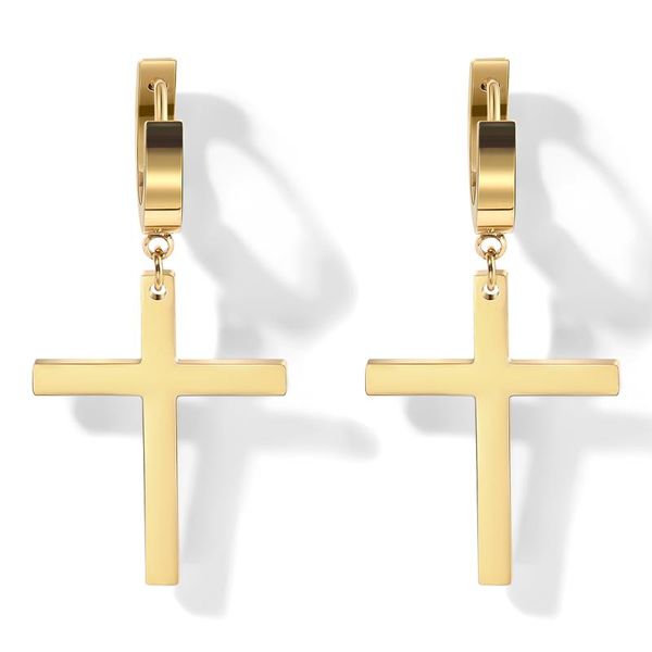 dangle & chandelier wybu antiallergic titanium cross hoop drop earring for women gold plated earing ear jewellery femme bijouteries, Silver
dangle & chandelier wybu antiallergic titanium cross hoop drop earring for women gold plated earing ear jewellery femme bijouteries, Silver