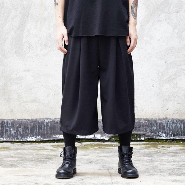 men streetwear hip hop punk wide leg casual pants skirt male women loose gothic harem trousers japan style kimono pants1, Black
men streetwear hip hop punk wide leg casual pants skirt male women loose gothic harem trousers japan style kimono pants1, Black