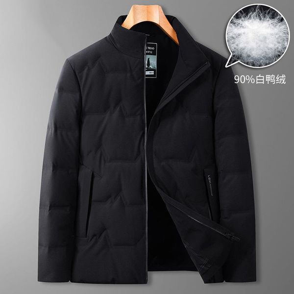 fertilizer plus-size men down jacket collar business old fat man king loose warm warm coat, Black
fertilizer plus-size men down jacket collar business old fat man king loose warm warm coat, Black