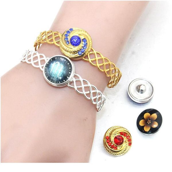 adjustable elasticity snap button bracelet metal charms bracelet for women 18mm snap button jewe bbyebx, Golden;silver
adjustable elasticity snap button bracelet metal charms bracelet for women 18mm snap button jewe bbyebx, Golden;silver