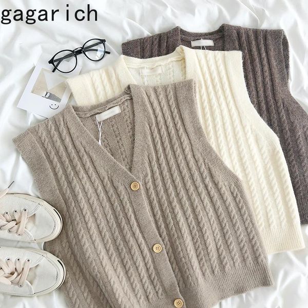 women's vests gagarich women knit comfortable soft v-neck three-button twist girl feeling solid color short slim sleeveless top, Black;white
women's vests gagarich women knit comfortable soft v-neck three-button twist girl feeling solid color short slim sleeveless top, Black;white
