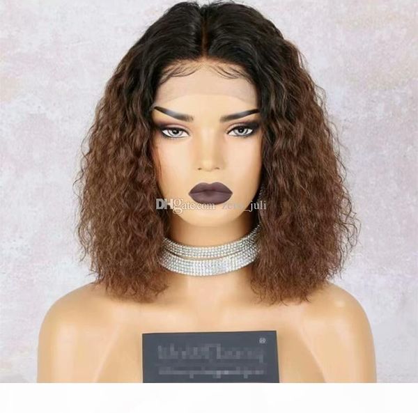 glueless ombre lace front wig brazilian virgin human hair #1bt30 fashion deep wavy full lace human hair wigs with baby hair, Black;brown
glueless ombre lace front wig brazilian virgin human hair #1bt30 fashion deep wavy full lace human hair wigs with baby hair, Black;brown