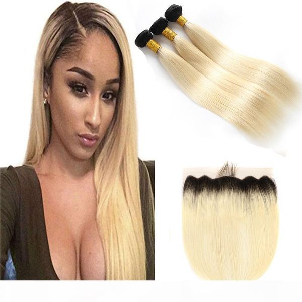 brazilian blonde ombre hair with lace frontal closure 13x4 straight 1b 613 two tone colored brazilian human hair 3 bundles with frontals, Black;brown
brazilian blonde ombre hair with lace frontal closure 13x4 straight 1b 613 two tone colored brazilian human hair 3 bundles with frontals, Black;brown