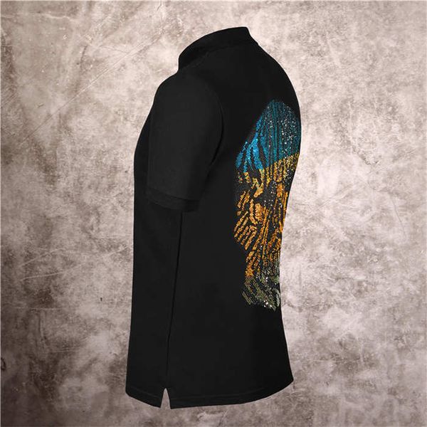 wholesale 2021 polo shirt short sleeve men's skull head diamond fashion casual half sleeve cotton t-shirt, White;black
wholesale 2021 polo shirt short sleeve men's skull head diamond fashion casual half sleeve cotton t-shirt, White;black