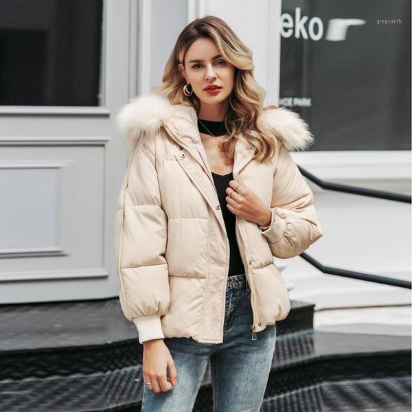 women's spring big fur collar jacket female korean version candy color zipper pocket overcoat jacket 2020 bomber chaqueta1, Black;brown
women's spring big fur collar jacket female korean version candy color zipper pocket overcoat jacket 2020 bomber chaqueta1, Black;brown