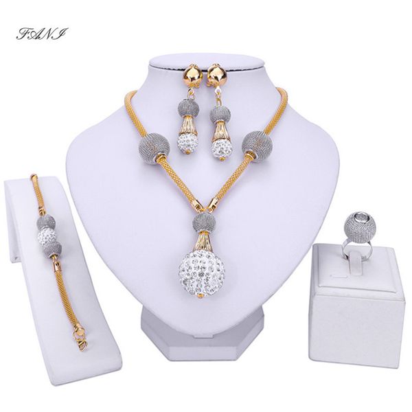 fani exquisite dubai gold bridal jewelry set wholesale nigerian wedding woman accessories jewelry set brand statement style 201222, Slivery;crystal
fani exquisite dubai gold bridal jewelry set wholesale nigerian wedding woman accessories jewelry set brand statement style 201222, Slivery;crystal