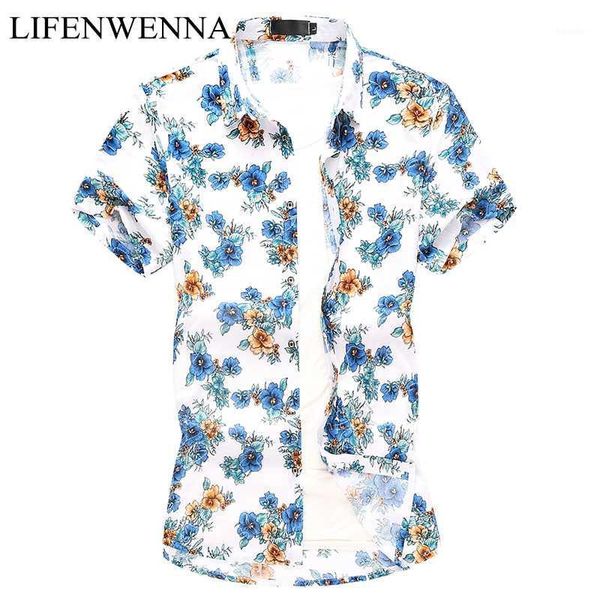 men's casual shirts men's floral short sleeve beach hawaiian shirt spring summer button male 2021 loose streetwear clothes 6xl 7xl, White;black
men's casual shirts men's floral short sleeve beach hawaiian shirt spring summer button male 2021 loose streetwear clothes 6xl 7xl, White;black
