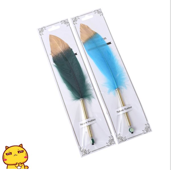 choice down ballpoint pen wedding signature birthday party gift office school pen retro quill, Blue;orange
choice down ballpoint pen wedding signature birthday party gift office school pen retro quill, Blue;orange