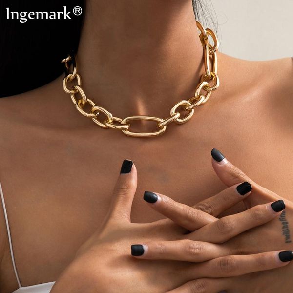 punk miami cuban choker necklace for women punk goth circle chunky thick chain necklace new fashion neck jewelry accessories, Silver
punk miami cuban choker necklace for women punk goth circle chunky thick chain necklace new fashion neck jewelry accessories, Silver