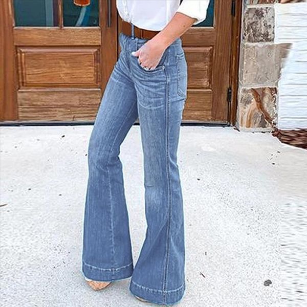 lasperal womens fashion slim show thin casual jeans flared trousers long pants ladies high waist casual trousers wide leg pants, Black;white
lasperal womens fashion slim show thin casual jeans flared trousers long pants ladies high waist casual trousers wide leg pants, Black;white