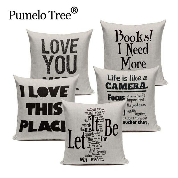 black white love letter cushion cover decorative pillows for sofa car children's decor home woven linen throw pillow pillow case
black white love letter cushion cover decorative pillows for sofa car children's decor home woven linen throw pillow pillow case