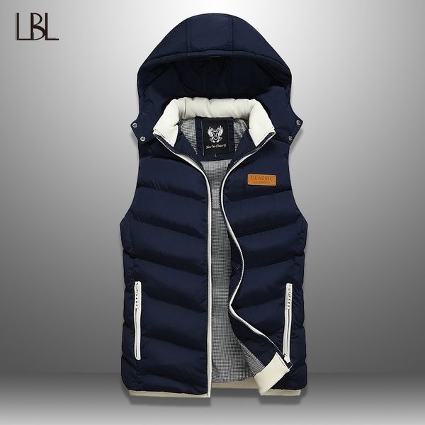 winter vest hooded men's sleeveless jackets down vest casual waistcoat streetwear men overcoat hat detachable vest chalecos 201114, Black;white
winter vest hooded men's sleeveless jackets down vest casual waistcoat streetwear men overcoat hat detachable vest chalecos 201114, Black;white