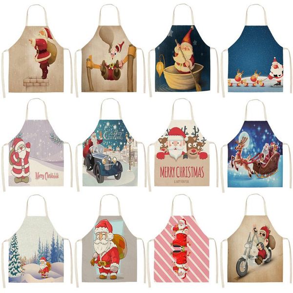 1pcs santa claus christmas apron for woman pinafore cotton linen aprons 53*65cm bib for kitchen cooking baking accessory cm1010
1pcs santa claus christmas apron for woman pinafore cotton linen aprons 53*65cm bib for kitchen cooking baking accessory cm1010