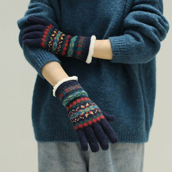 korean color contrast knitting winter student warm plush pointed christmas woolen gloves
korean color contrast knitting winter student warm plush pointed christmas woolen gloves